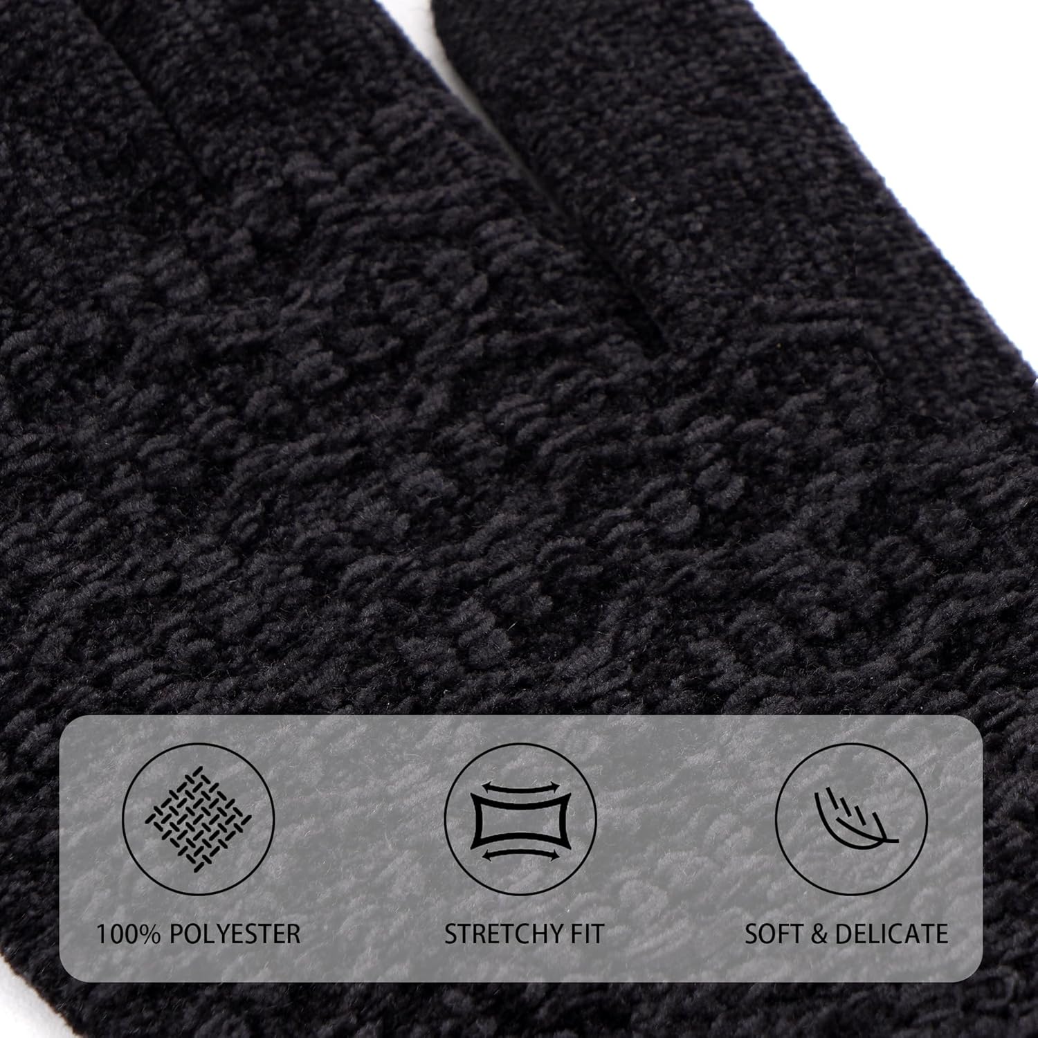 FZ FANTASTIC ZONE Winter Gloves for Women Cold Weather with Touch Screen Chenille Knit Thermal Warm Gloves Gifts - Image 2