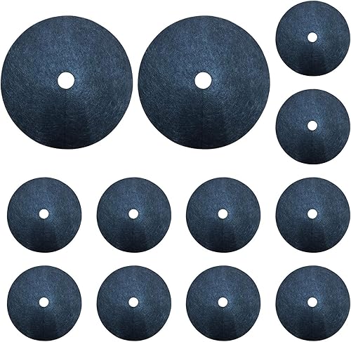 12 piezas para árbol de pajote de malezas para árboles, 10.0 in, anillo de mantillo de árbol con estacas, reutilizable degradable protector de