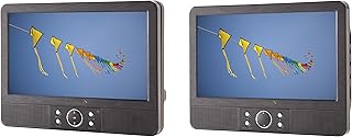 Sunstech DLPM959BK - Reproductor DVD portátil (doble pantalla, 9"), color negro