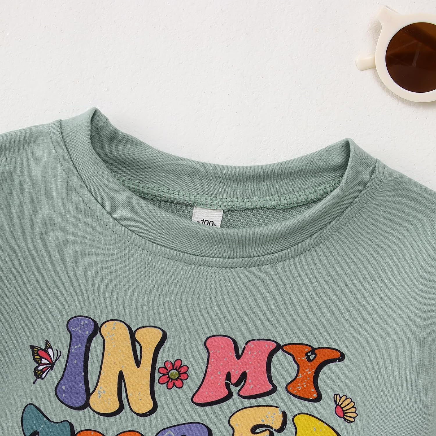 BOUTIKOME In My One-Seven Years Old Era Sweatshirt Toddler Girls 1st 2nd 3rd 4 5 6 7th Birthday Outfit B-day Shirt Pullover - Image 5