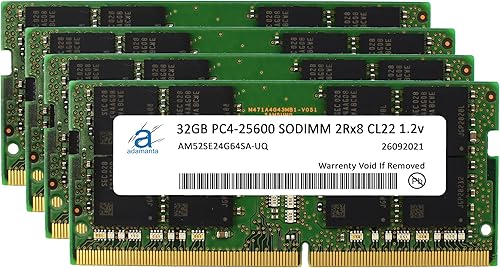 Miniatura 3 de Adamanta 32 GB (1 x 32 GB) Compatible con HP EliteBook, EliteOne, Envy x360, OMEN, Victus, Zbook DDR4 3200MHz PC4-25600 SODIMM 2Rx8 CL22 1.2v Laptop