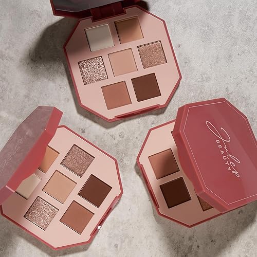 Miniatura 5 de Julep Paleta de polvos de sombra de ojos 101 Pro - Oro rosa - Sombras de ojos mate y brillantes de 7 tonos - Ideal para viajes - Paleta de