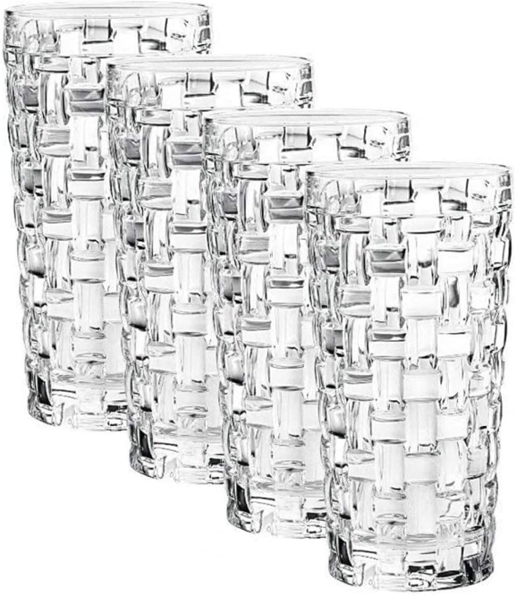 Nachtmann Whisky Glasses, Set of 4, Crystal, 348 ml, Punk, 99503