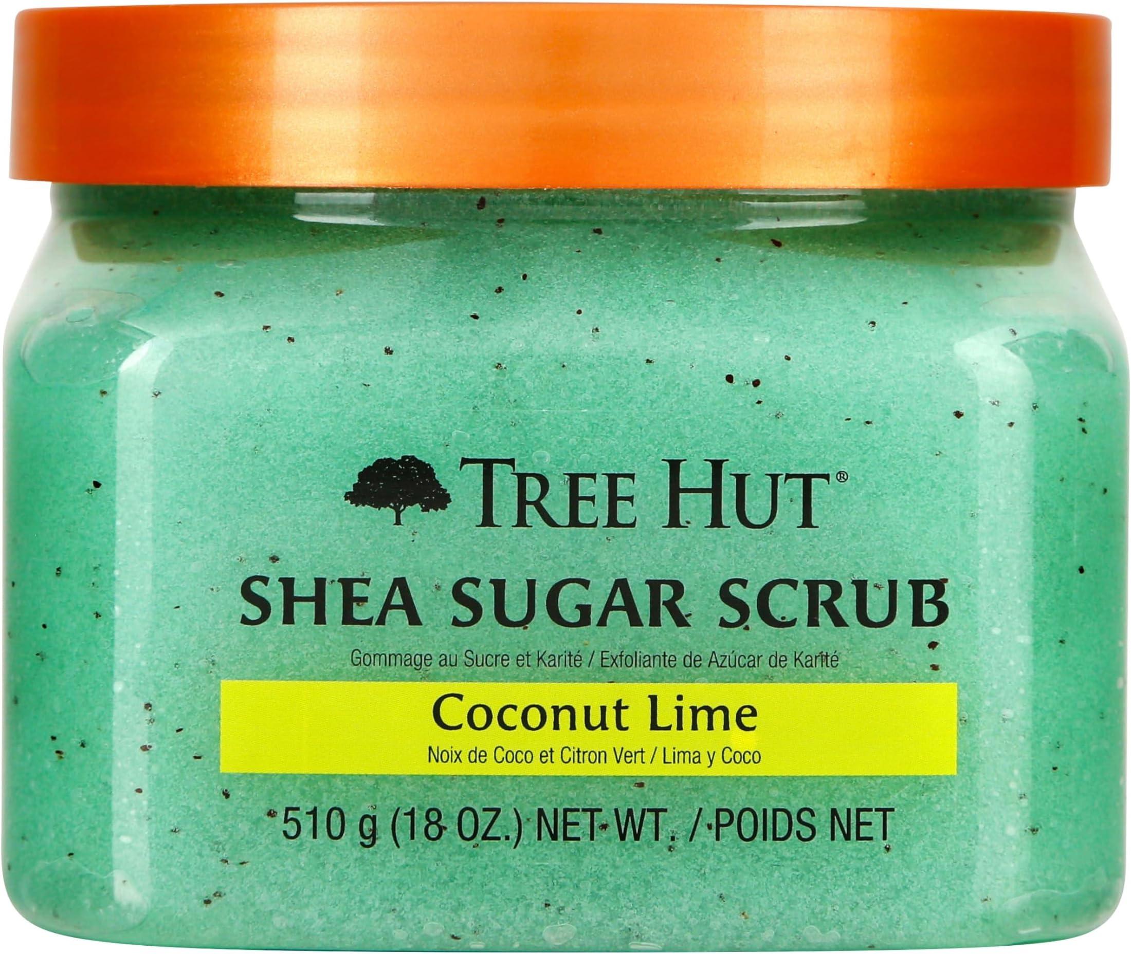 Tree Hut Exfoliating Shea Sugar Body Scrub Coconut Lime 18 oz