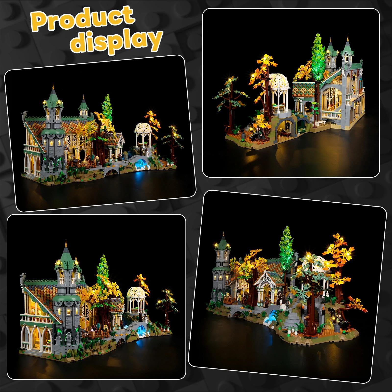 Kyglaring LED Lighting Kit (No Model), Compatible with Lego-43230 Disney Walt Disney Tribute Camera Building Blocks Model Set - Image 4