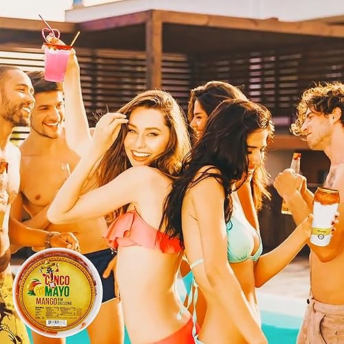 Vista 9 de Cinco de Mayo Chamoy - Aderezo para borde de cóctel (3 recipientes de 7.6 onzas)