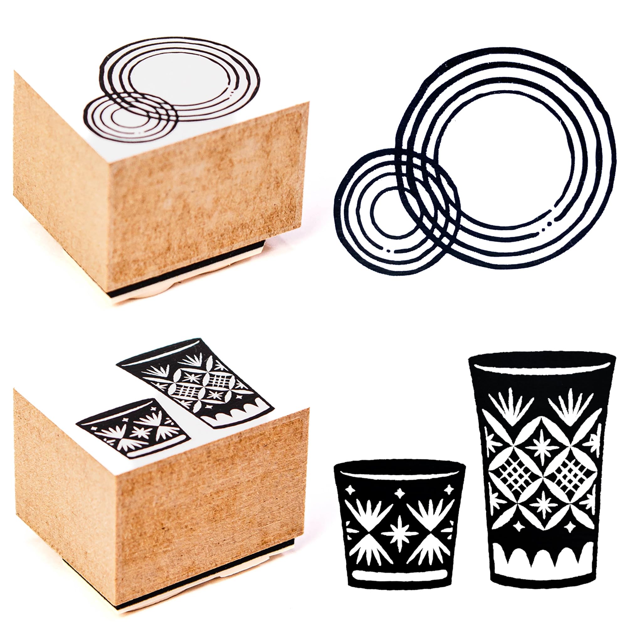 Artline Kawaii Rubber Stamp (Set Of 2 - Artistry Design) Rubber Stamps For Crafting, Diary And Journal, 25X30mm Impression, Wipe-Clean - Non-Inked Scrapbooking & Stamping Supplies