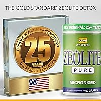 Vista 4 de Zeolite Pure Limpieza desintoxicante de cuerpo completo para mujeres, hombres y adultos Apoya la energía, la salud intestinal, la claridad