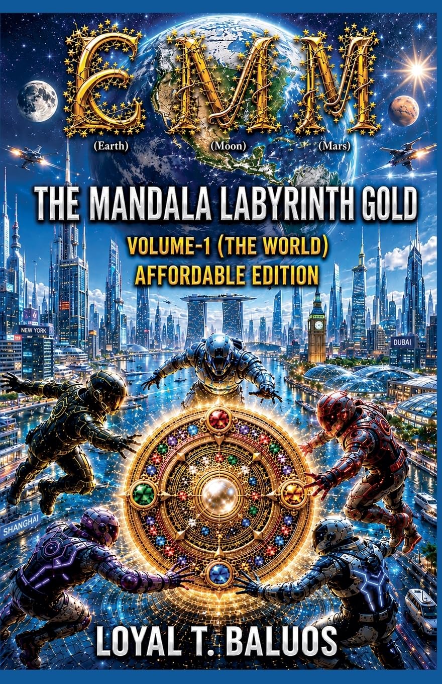 EMM (Earth) (Moon) (Mars) The Mandala Labyrinth Gold Volume-1 (The World) Affordable Edition