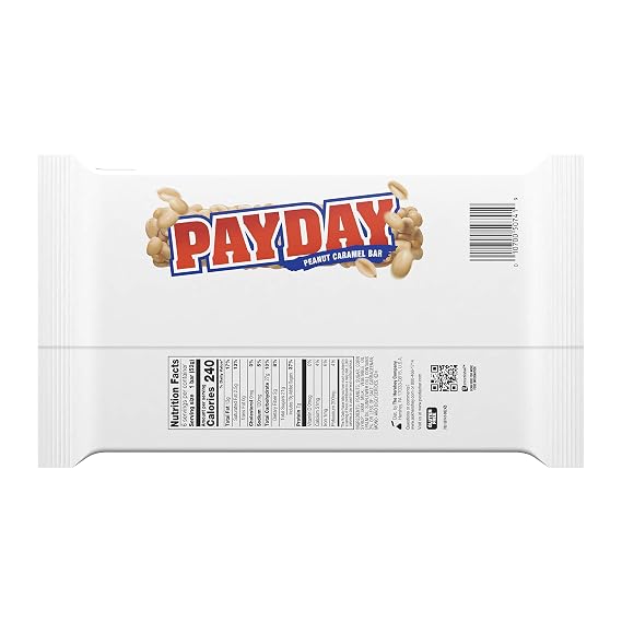 Payday Peanut Caramel Bar, 6 Count