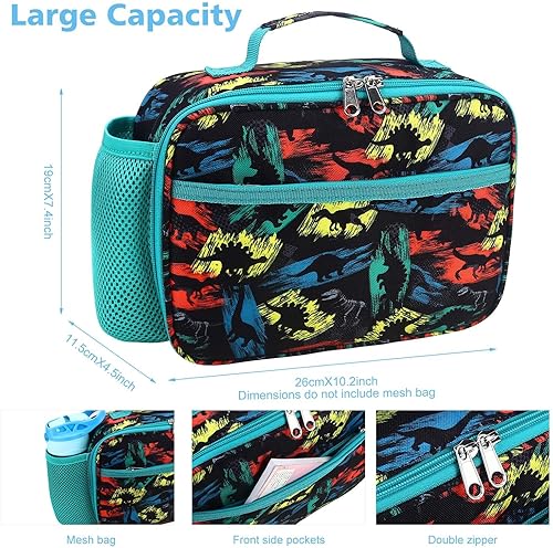 Miniatura 64 de RHCPFOVR Kids Lunch Bag - Insulated Lunch Box for Boys Girls,Washable Lunch Bag and Reusable Toddler Leak-proof Lunchbox for School and Daycare