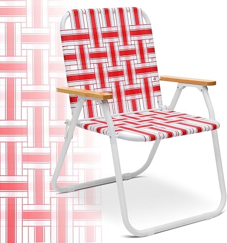 Miniatura 23 de Sekey Silla de playa portátil, silla de camping ligera con bolsa de transporte, silla de playa plegable baja para adultos, silla compacta para Azul