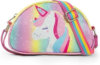 Toddler Purse Christmas Birthday Gifts for 3 4 5 6 7 8 Year Old Girls | Rainbow Crossbody Bag Little Girl Purse Kids Wallet for Travel Essentials，Halloween Boo Basket Stocking Stuffers for Kids