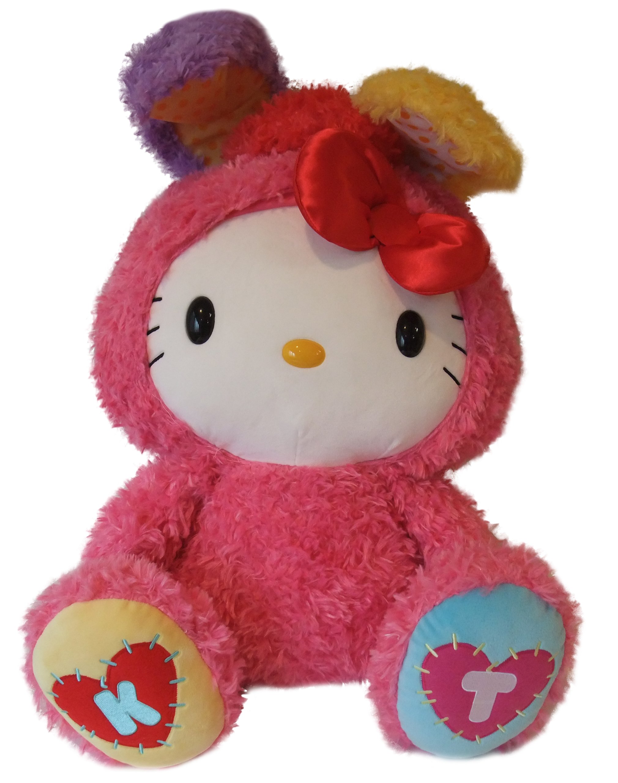Amazon.co.jp: ハローキティ/ビビットラビットぬいぐるみピンク 2L
