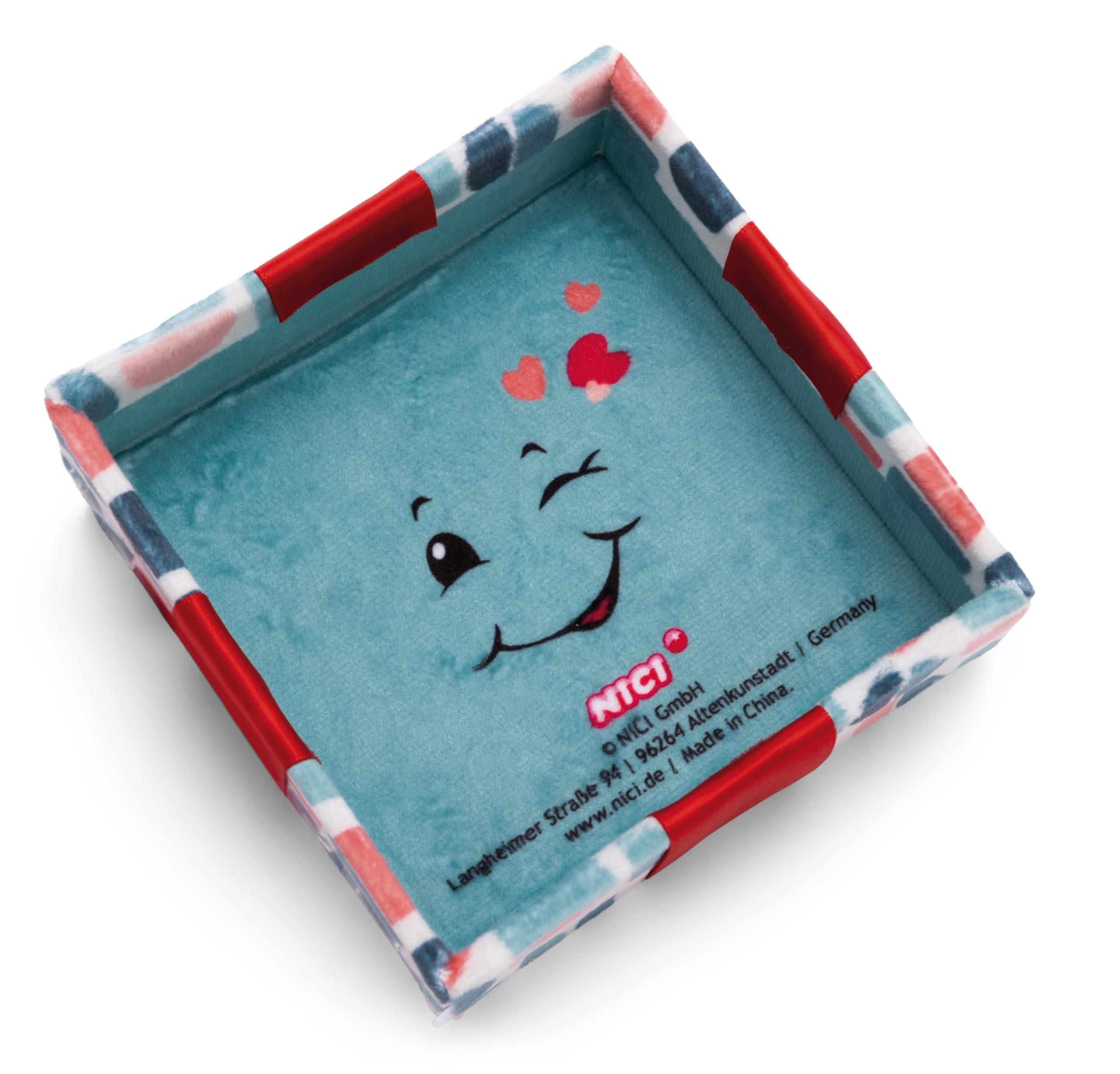 NICI Pudełko prezentowe Dreamy Winter 11×11×11 cm niebieskie – eleganckie pudełko na biżuterię lub drobiazgi, idealne na prezent dla kobiet i mężczyzn
