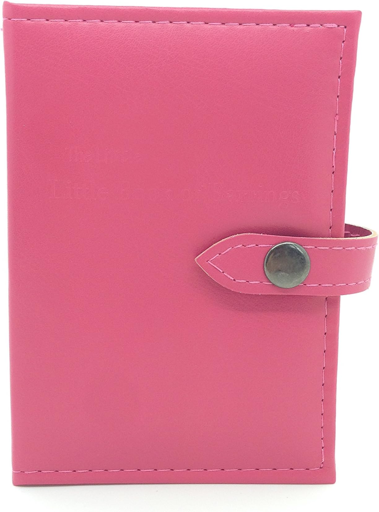 Small Size Pink - Little Little Book of Earrings - A Small Book for Keeping Your Earrings Safe!