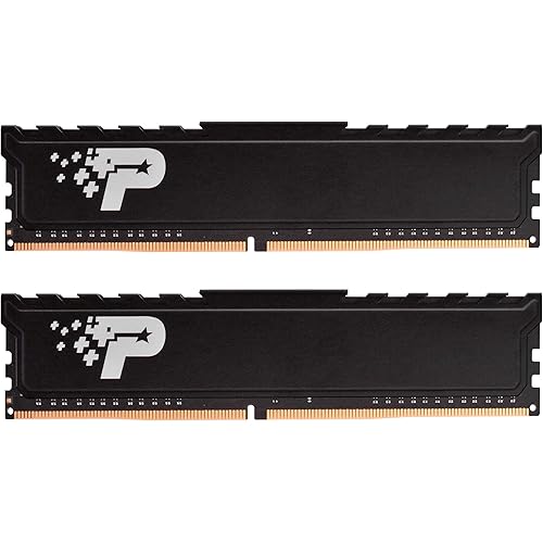 Patriot Signature Premium DDR4 16GB (2x8GB) 2400MHz (PC4-19200) UDIMM kit with Heatshield PSP416G2400KH1