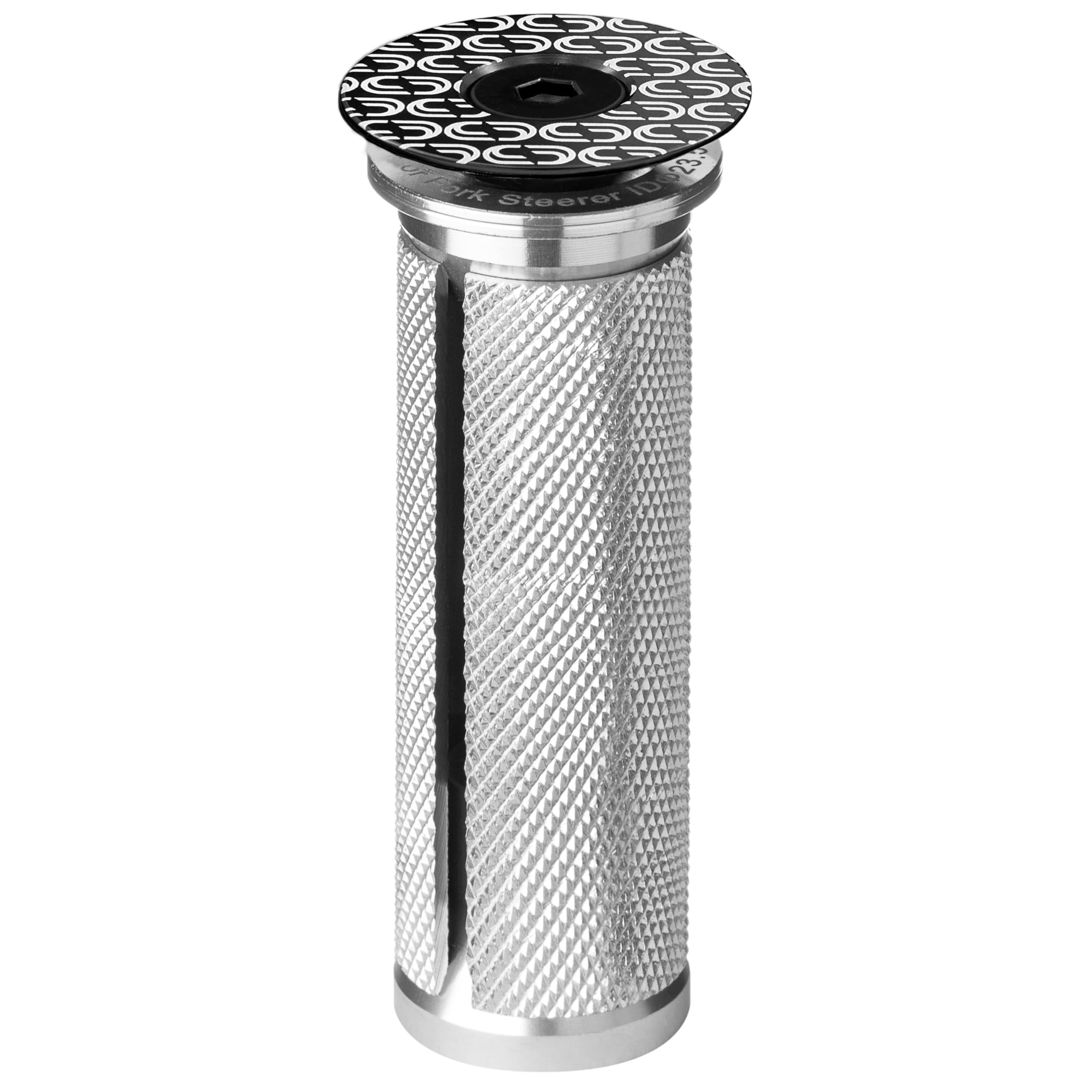 Deda Elementi Monza - Espansore in carbonio, con tappo superiore, 23,5 x 70 mm