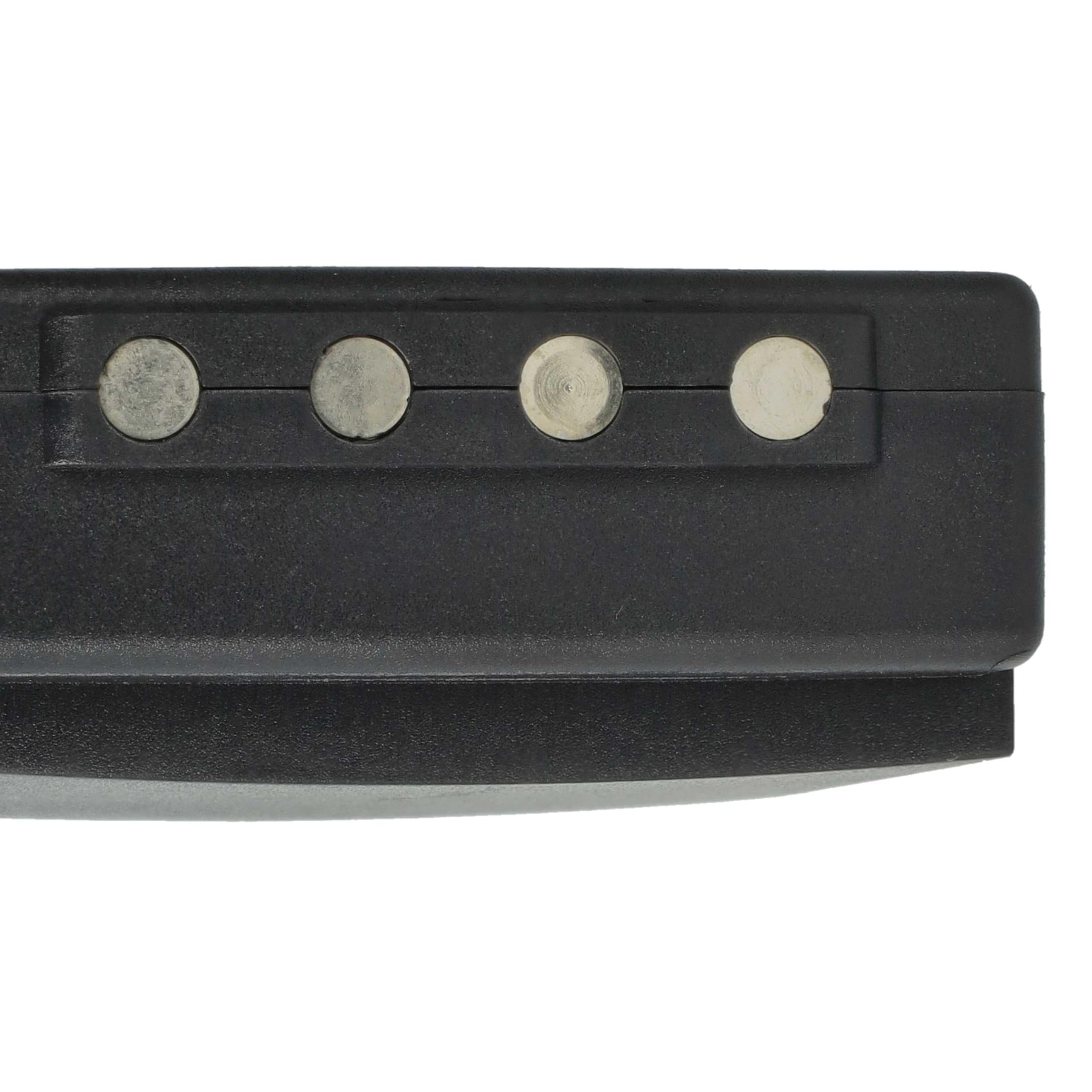 5X bateria zastępuje HBC 005-01-00615, BA205000, BA205030 do pilotów przemysłowych (2500 mAh, 6 V, NiMH) - czarny