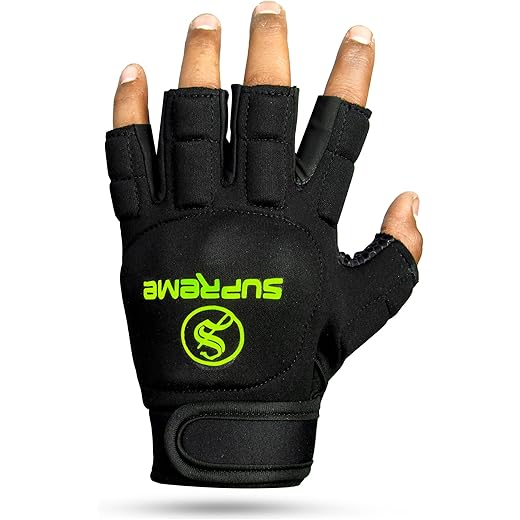 MEMBA Eco Supreme Hockey Glove Left Hand Black Green (M)