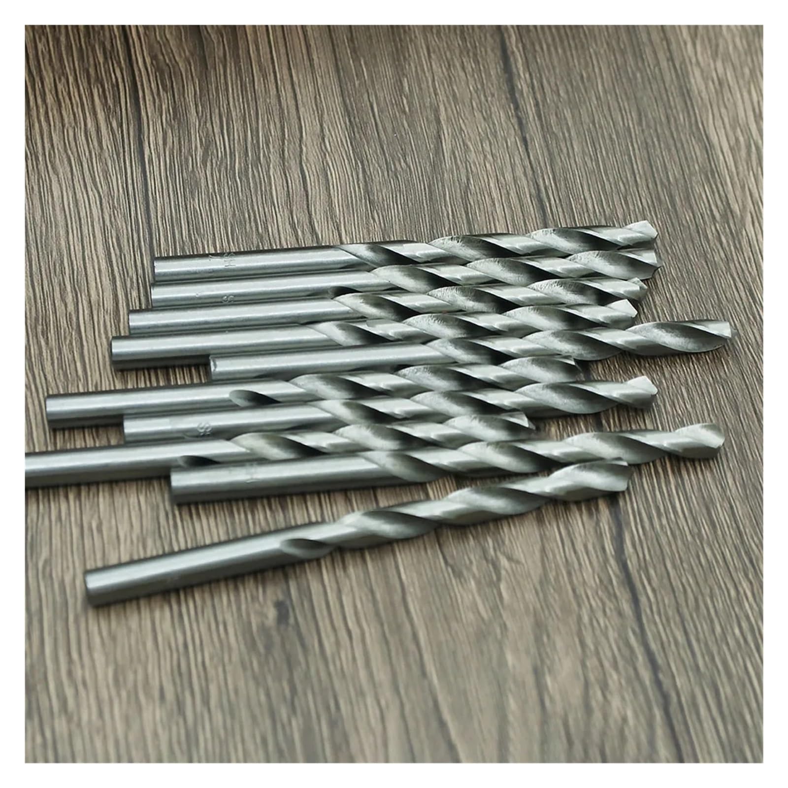 Jeu de forets hélicoïdaux en acier rapide, jeu de forets 10 pièces, outil de poinçonnage du métal, outils de travail du bois 1-10MM