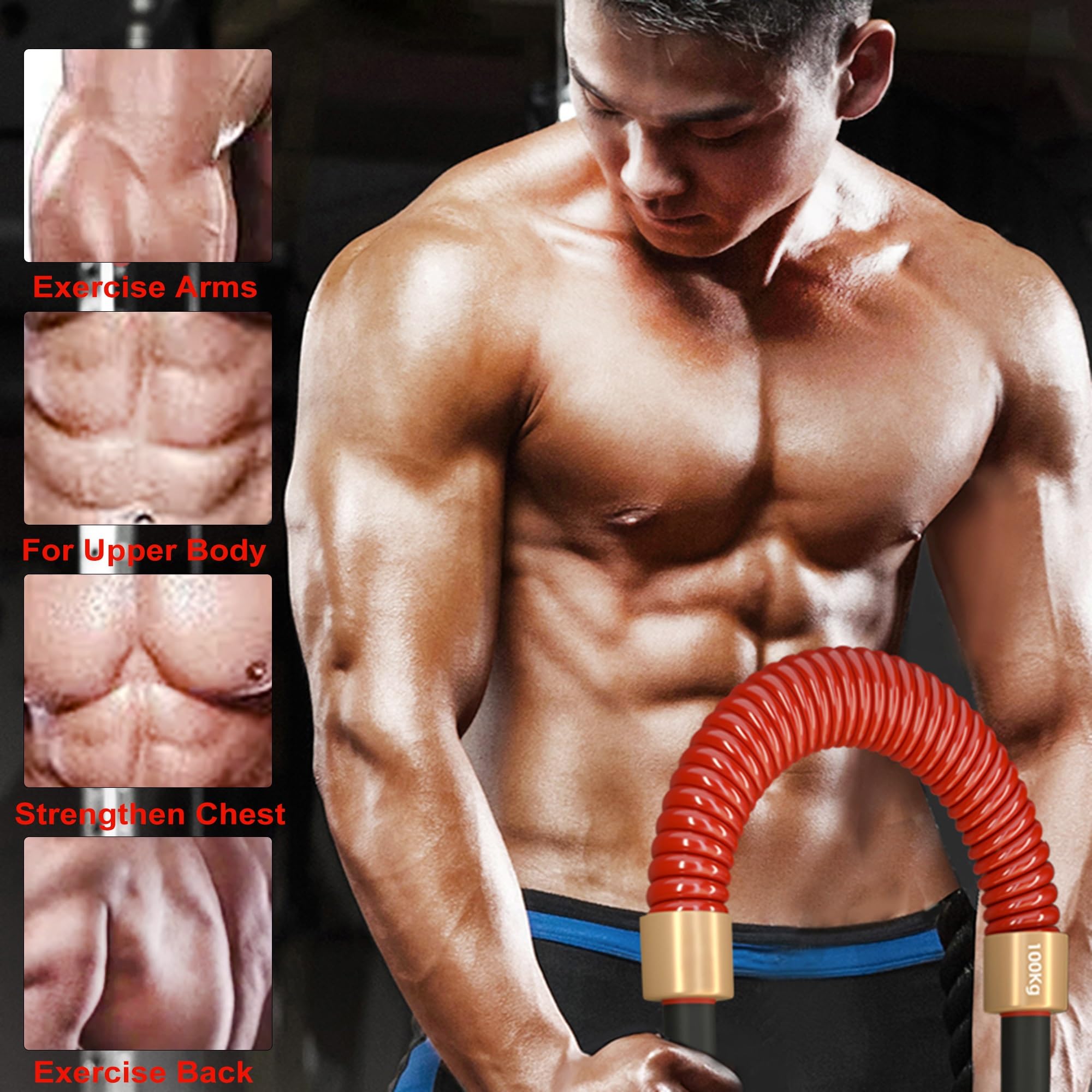 Amazon.com: XSLRYH Power Twister Bar, 80kg, 90kg, 100kg, 110kg