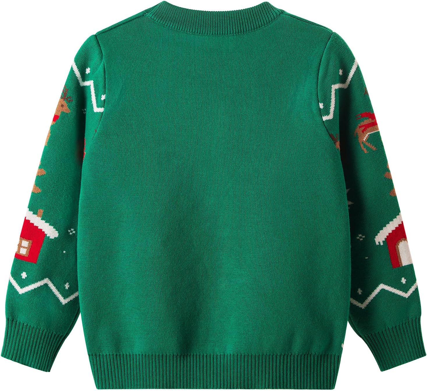 Danny D Boys & Girls Cartoon Christmas Sweater Casual Crewneck Winter Long Sleeve Pullover Tops - Image 3