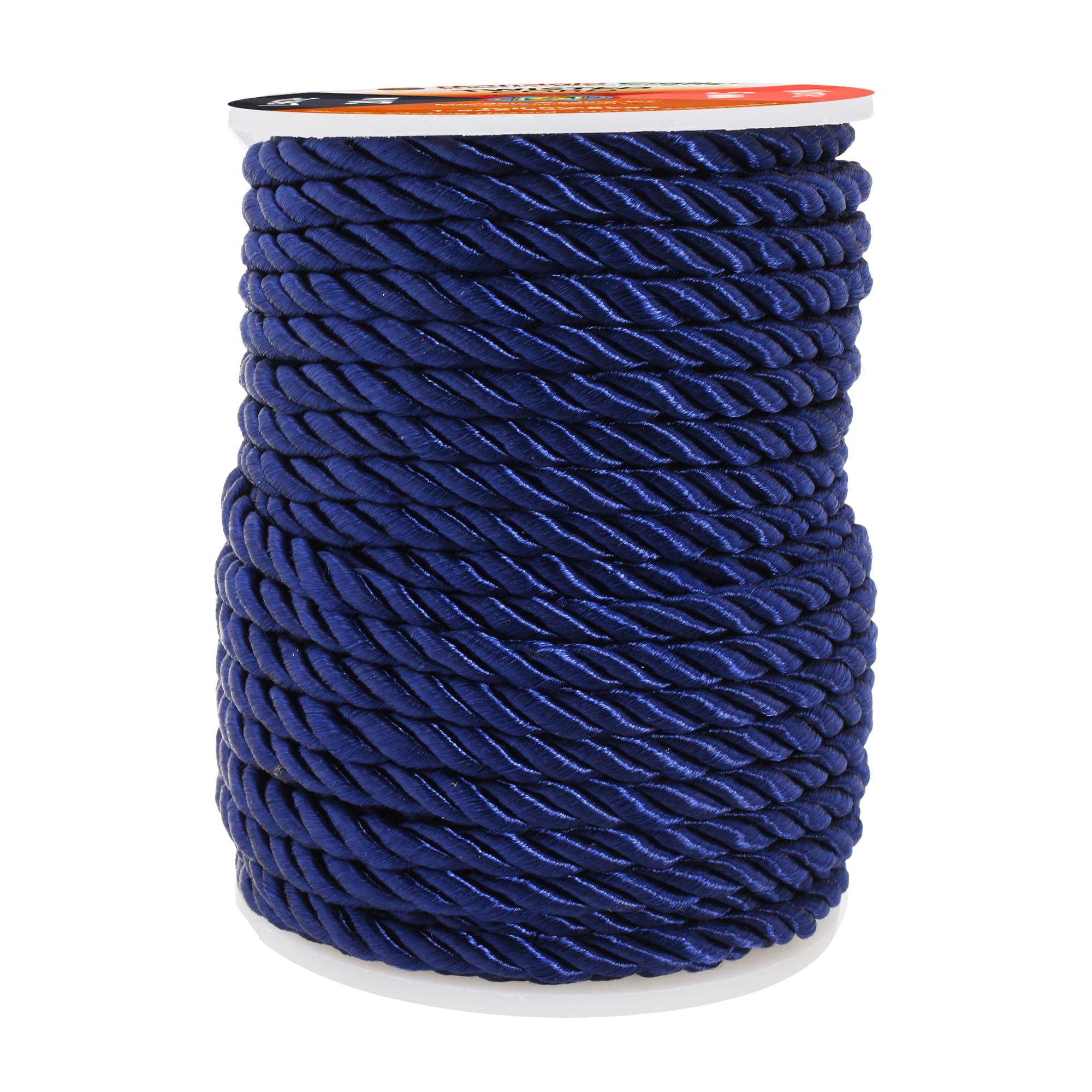 Amazon.com: Mandala Crafts Navy Twisted Cord Trim Decorative Rope for ...