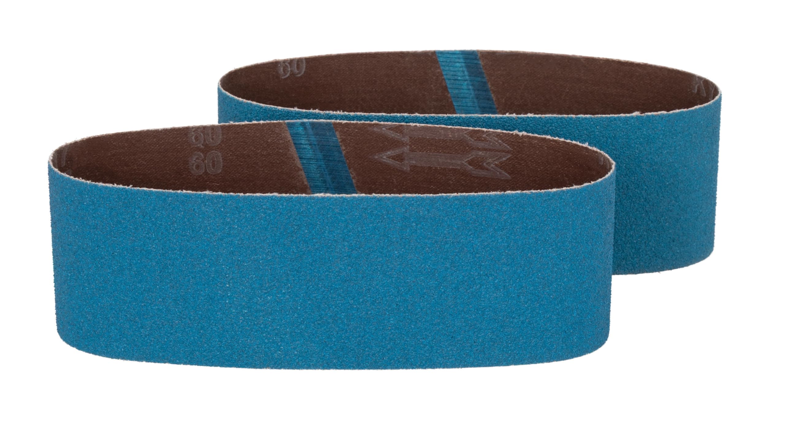 Spyder Confezione da 2 nastri abrasivi da 33,3 cm x 53,3 cm, zirconia grana 60 per levigatrice resistente, metallo, legno (500015)
