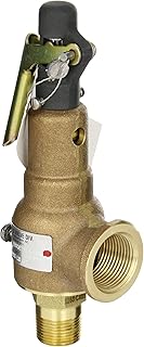 Kunkle 6010EDE01-AM0150 Bronze ASME Safety Relief Valve for Steam, EPR Soft Seat, 150 Preset Pressure, 3/4