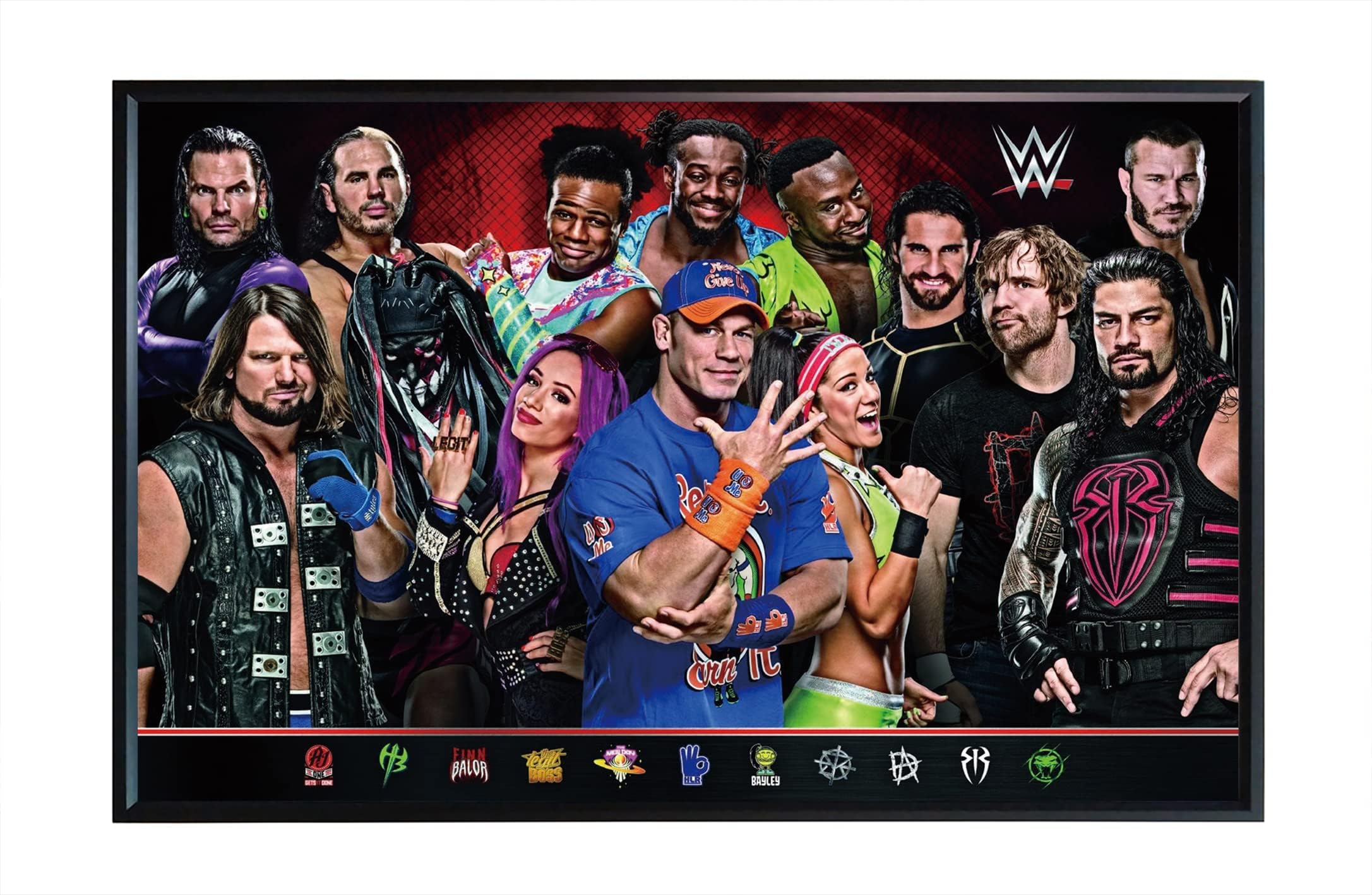 WWE - Group 17 - Matte Poster Frameless Gift 12 x 18 inch(30cm x 46cm)-MS-GZ016, Office