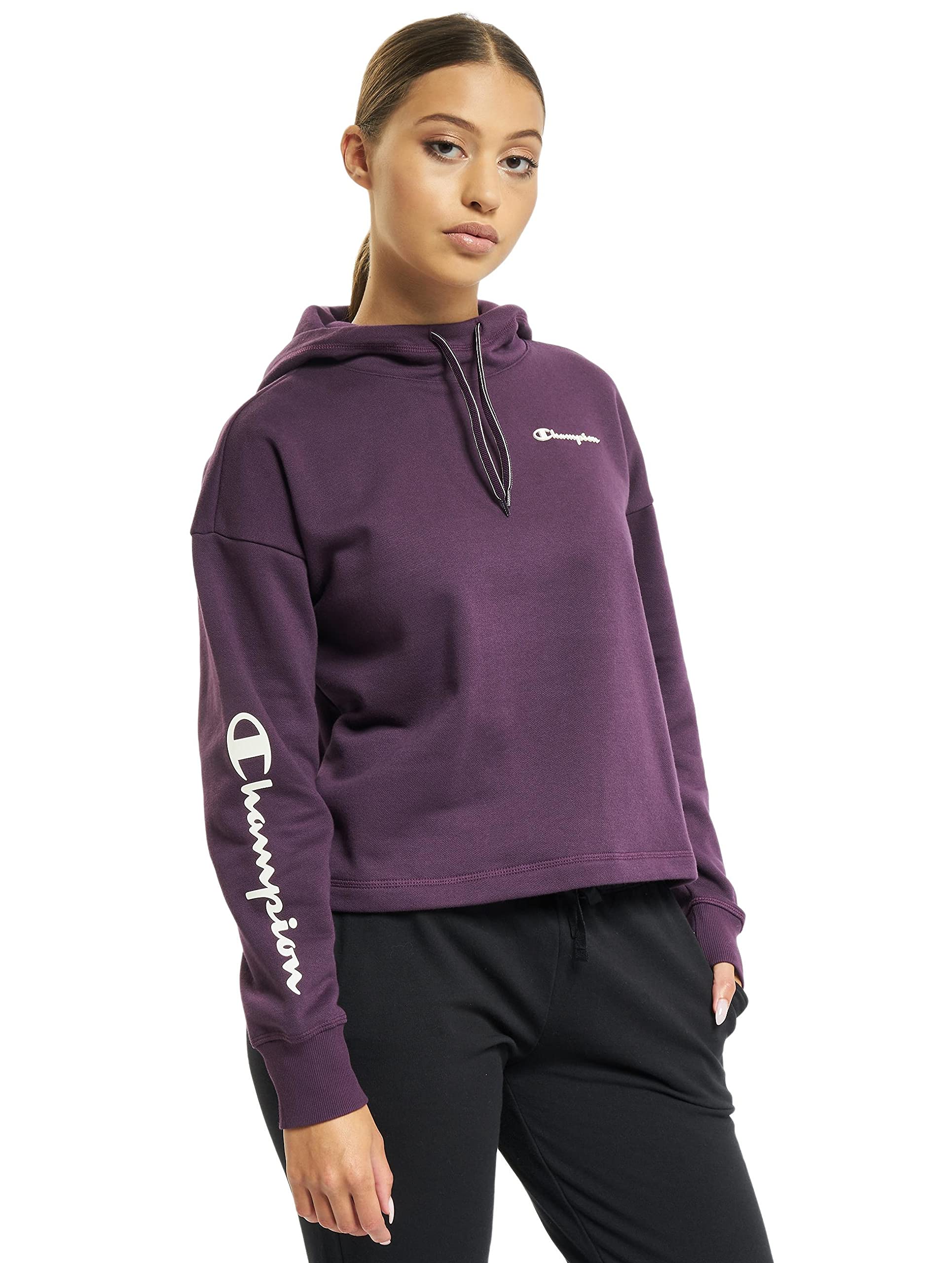 Champion Damska bluza z kapturem Hooded Crop Top 113212