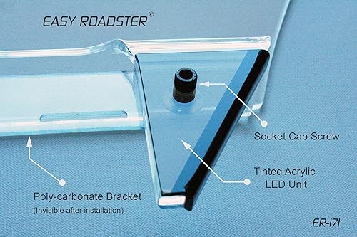Miniatura 6 de Easy Roadster Deflector de viento compatible con Mercedes SLK 2005-11 R171, bloqueador de viento, parabrisas