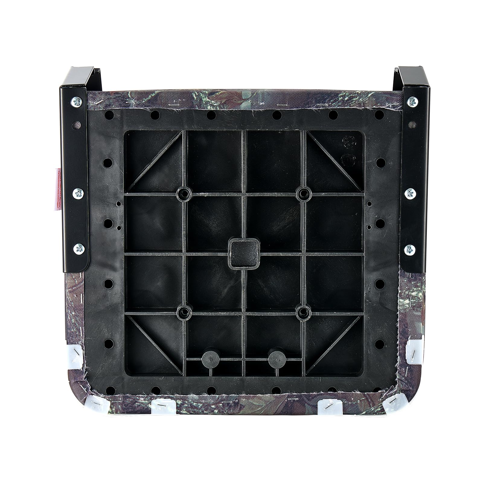 VEVOR Asiento de Barco con Respaldo Bajo 2 Piezas Silla de Barco de Pesca Plegable con Cojín de Esponja Espesa, Tela de Poliéster PU, Marco de PP Asiento de Bote para Barcos, Yates, Camuflaje
