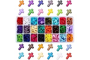 PH PandaHall Acrylic Cross Beads