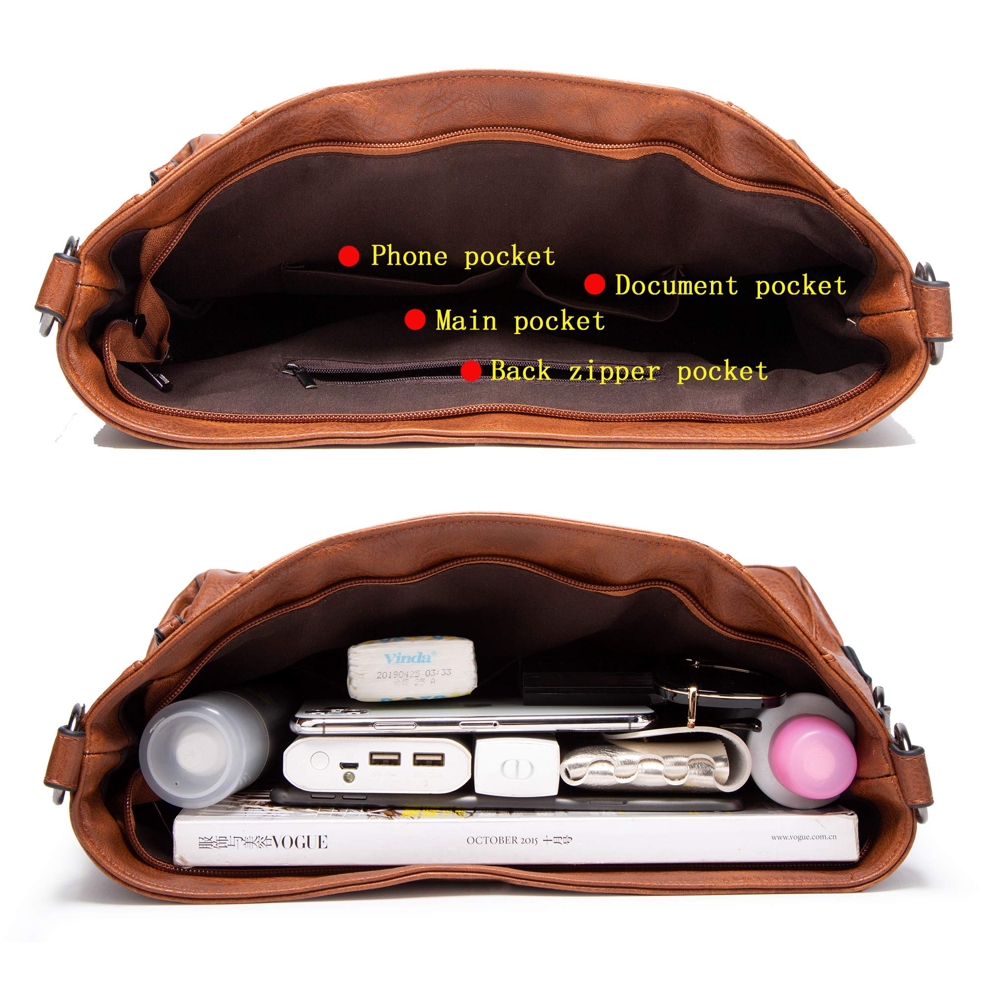 Bolsas de hombro para las mujeres Tote bolsos bolsos de mano suave vegano de cuero hobo bolsas de diseño clásico bolsas de trabajo cubo mujer bolso bolso bolso