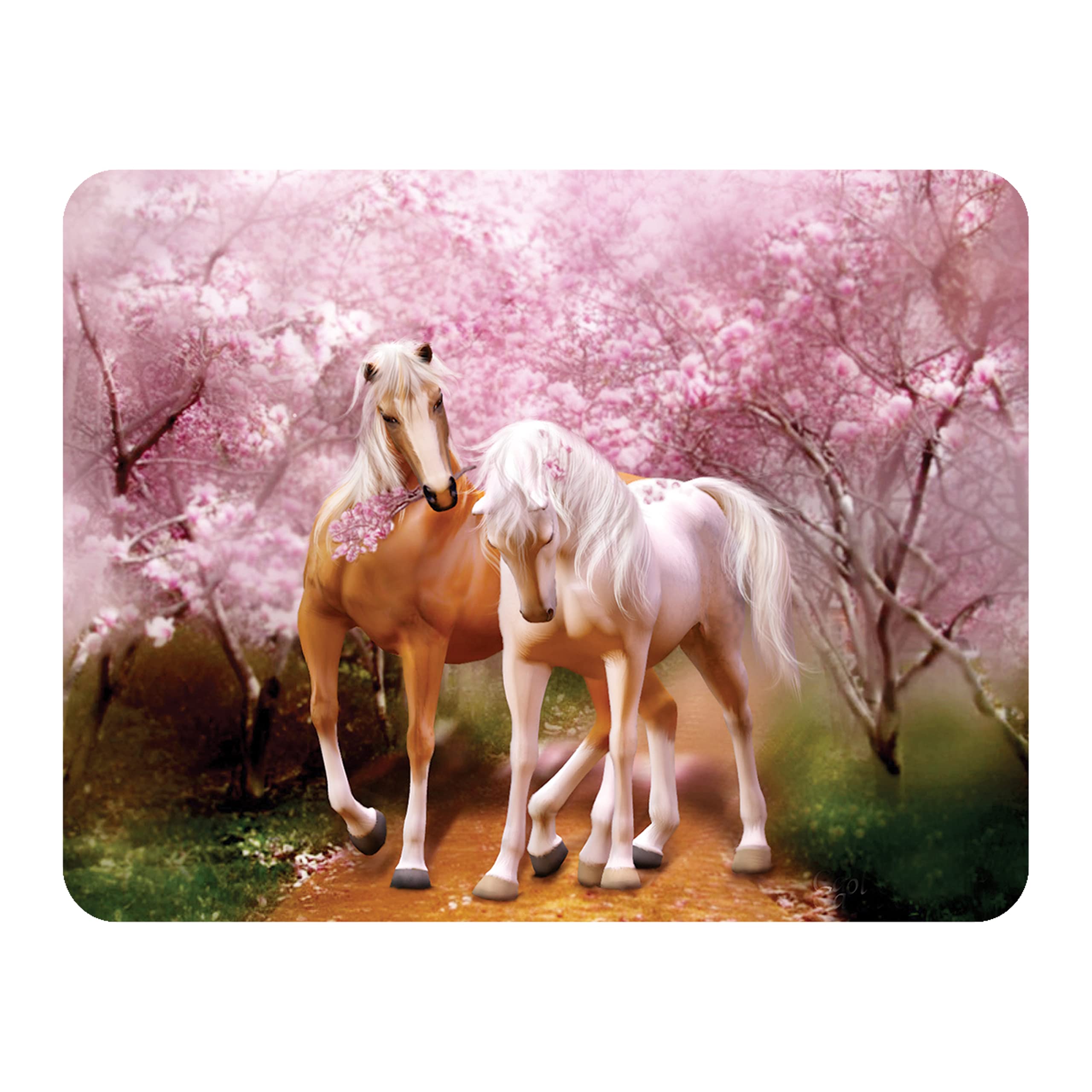 3D Livelife Spring Love Magnet - From Deluxebase. Lenticular Animal Fridge Magnet. Decorative 3D Horse Flat Magnets. Cute Small Magnets For Fridge, Dishwasher And Whiteboard.