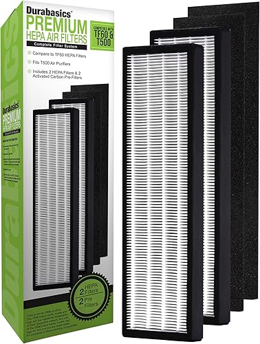 Durabasics Filtros HEPA compatibles con Alen T500-2 Pack