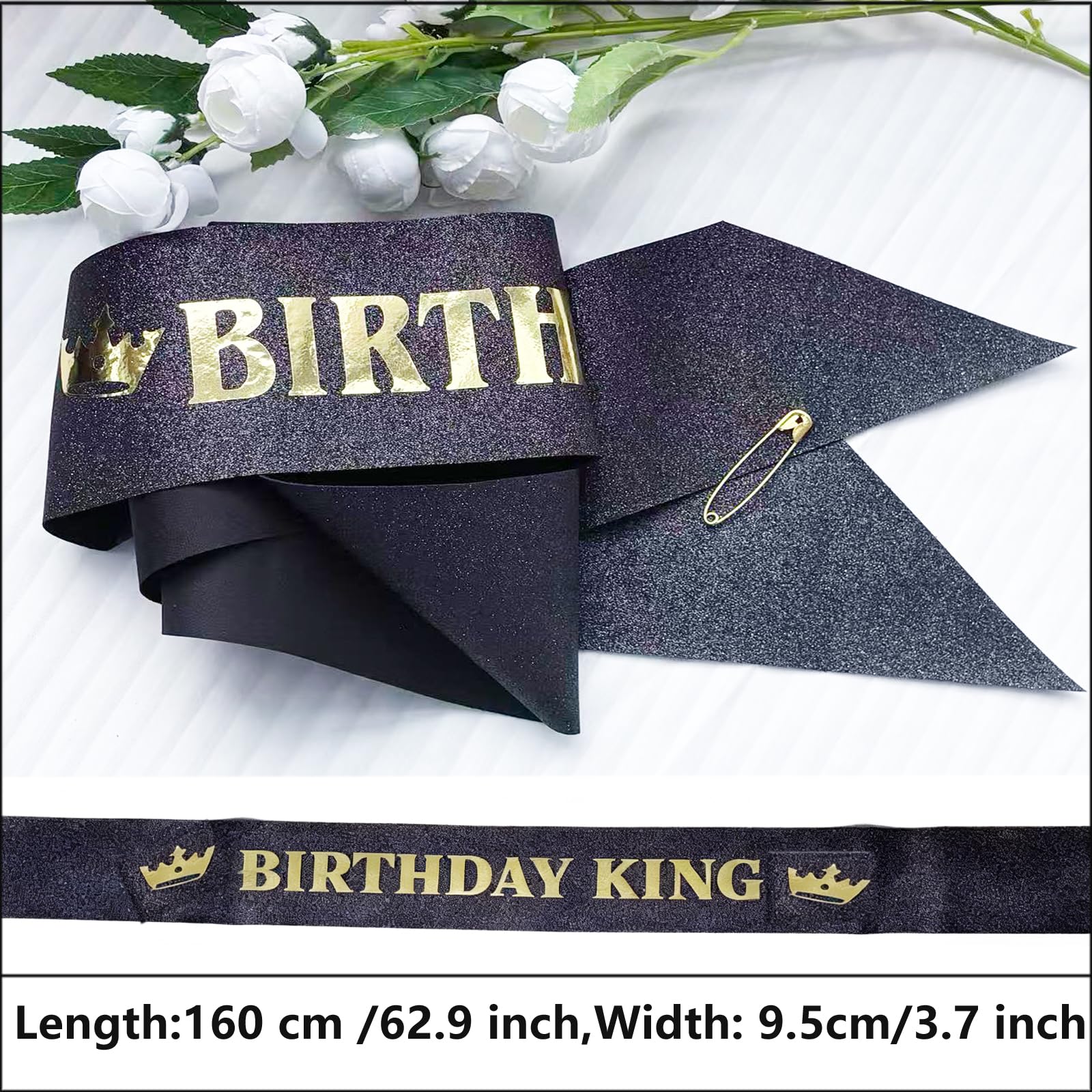 KING CROWN キングクラウン 万年筆 18K 750 ブラック Amazon.co.jp: LKBBC 誕生日 キングクラウンとサッシュ 男性用