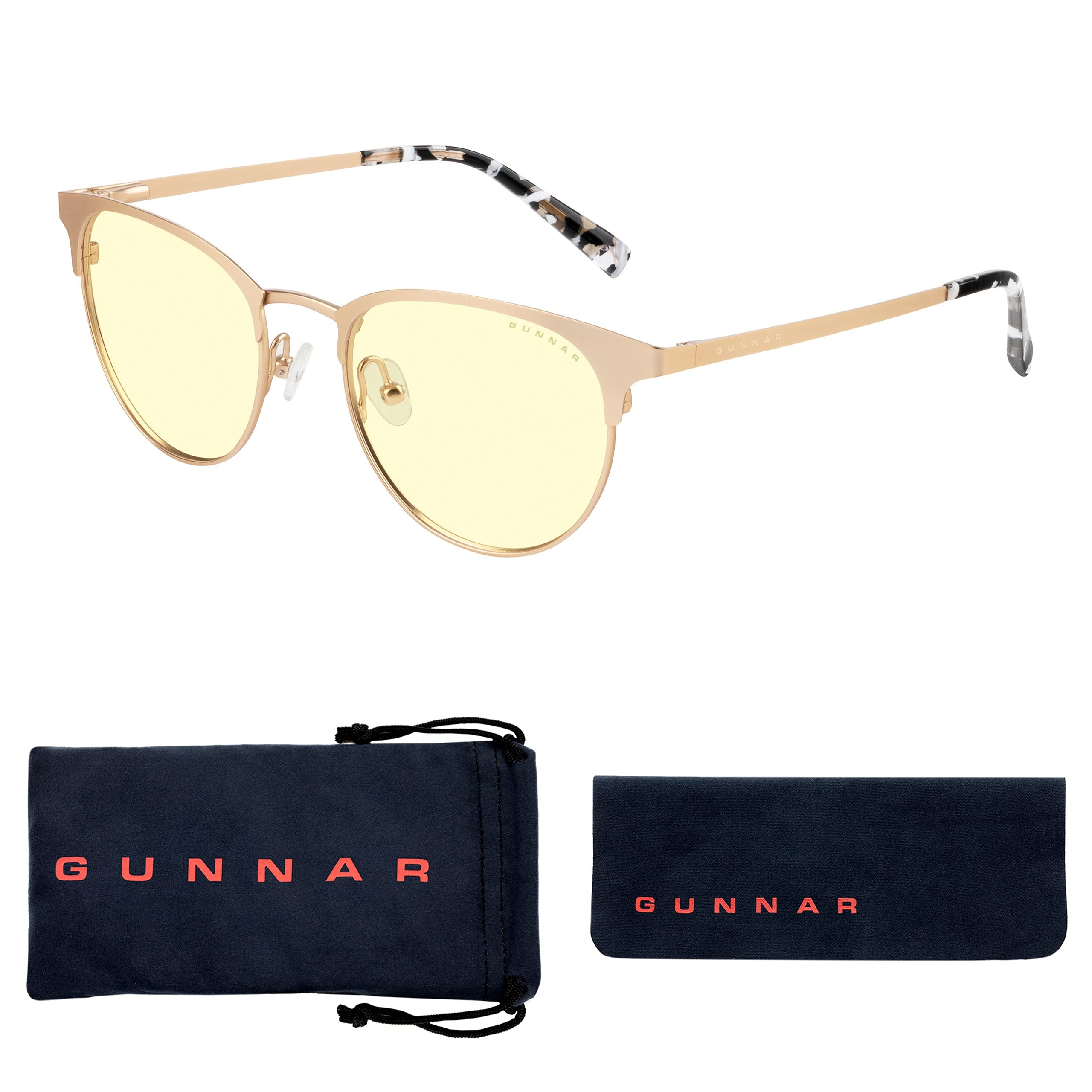 Gunnar Gaming- und Computerbrille - Apex - Blaulichtfilter Brille, Premium Blaufilter, UV-Schutz, | Computer-/Gaming-Brille - Apex - Blaulichtfilter - Patentierte Technologie