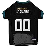 Pets First NFL Jacksonville Jaguars Dog Jersey, Size Small, Football Shirt Costume for Pet, Dog Sports T-Shirt, NFL Team Clothing for Cats, Licensed Pet Apparel Available in 7 Sizes and 32 Teams