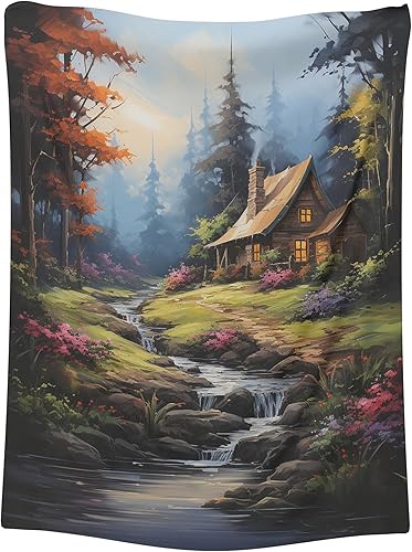 Cottagecore Home Blanket Gift Decorative Blankets Small Blanket for Travel 30" x 40"