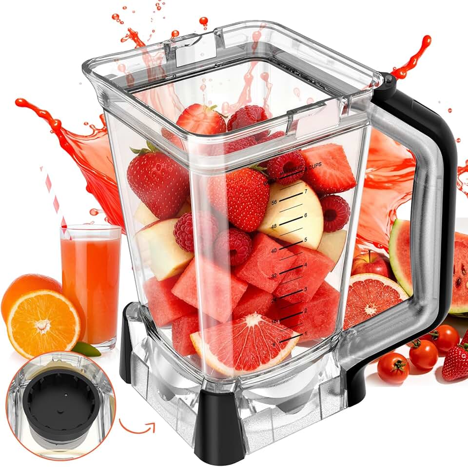72oz BN751 Replacement Pitcher Compatible with Ninja Professional Plus Blender (New Model), 72oz XL Total Crushing Pitcher for Ninja BN750 BN800 BN801 BN805 DB751A, Dishwasher Safe