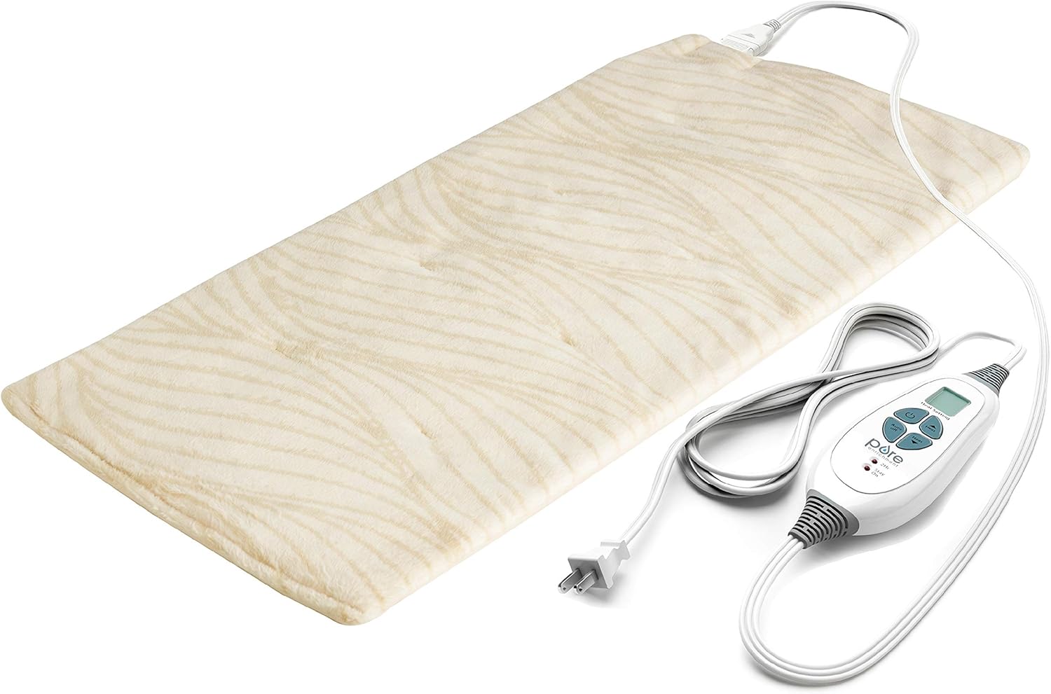 Pure Enrichment® PureRelief® Luxe Micromink Electric Heating Pad (12”x24”), 6