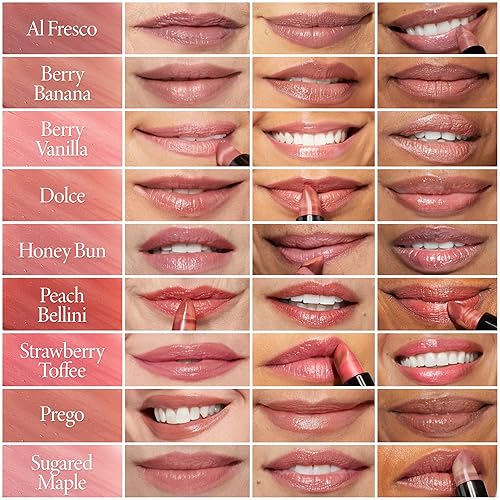 Miniatura 8 de LAURA GELLER NEW YORK Lápiz labial Sheer Marble Italian Marble - Berry Vanilla - Hidratante y ligero - Vitamina E y aceite de semillas de ricino -