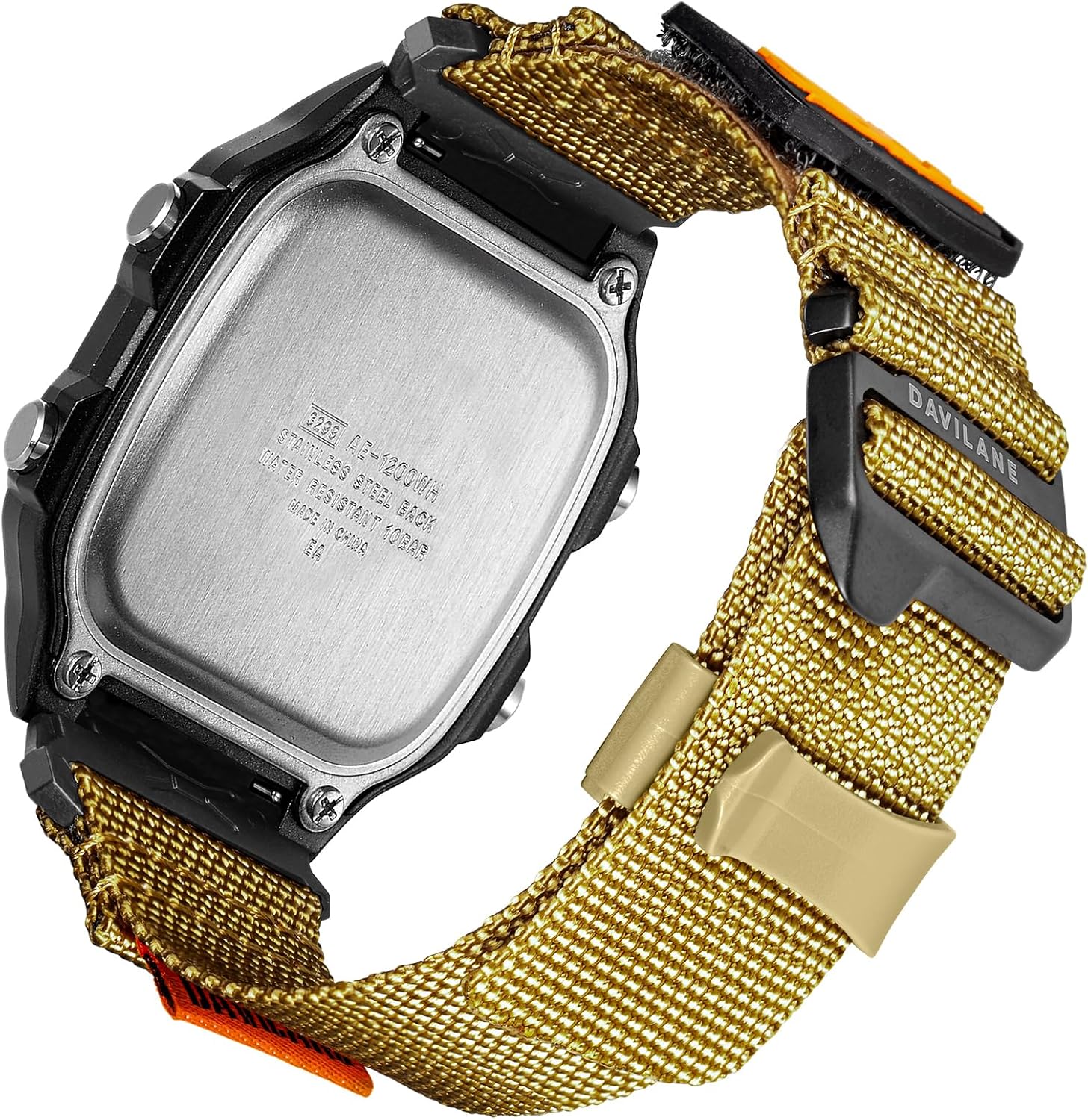 18mm Replacement Band for Casio G-Shock DW-H5600 AE-1000W/1100W/1200/1300/1500WH,W-800H,MRW-200H,F-108WH F-91W,A158WA G-Hook & Badge Decoration Design Nylon Casio Watch Bracelet 18mm Replacement Band for Casio G-Shock DW-H5600 AE-1000W/1100W/1200/1300/1500WH,W-800H,MRW-200H,F-108WH F-91W,A158WA G-Hook & Badge Decoration Design Nylon Casio Watch Bracelet