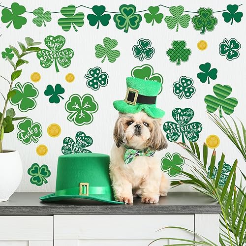 Miniatura 10 de Whaline Calcomanías de pared para el día de San Valentín, calcomanías románticas de conversación romántica de corazón de caramelo para habitación