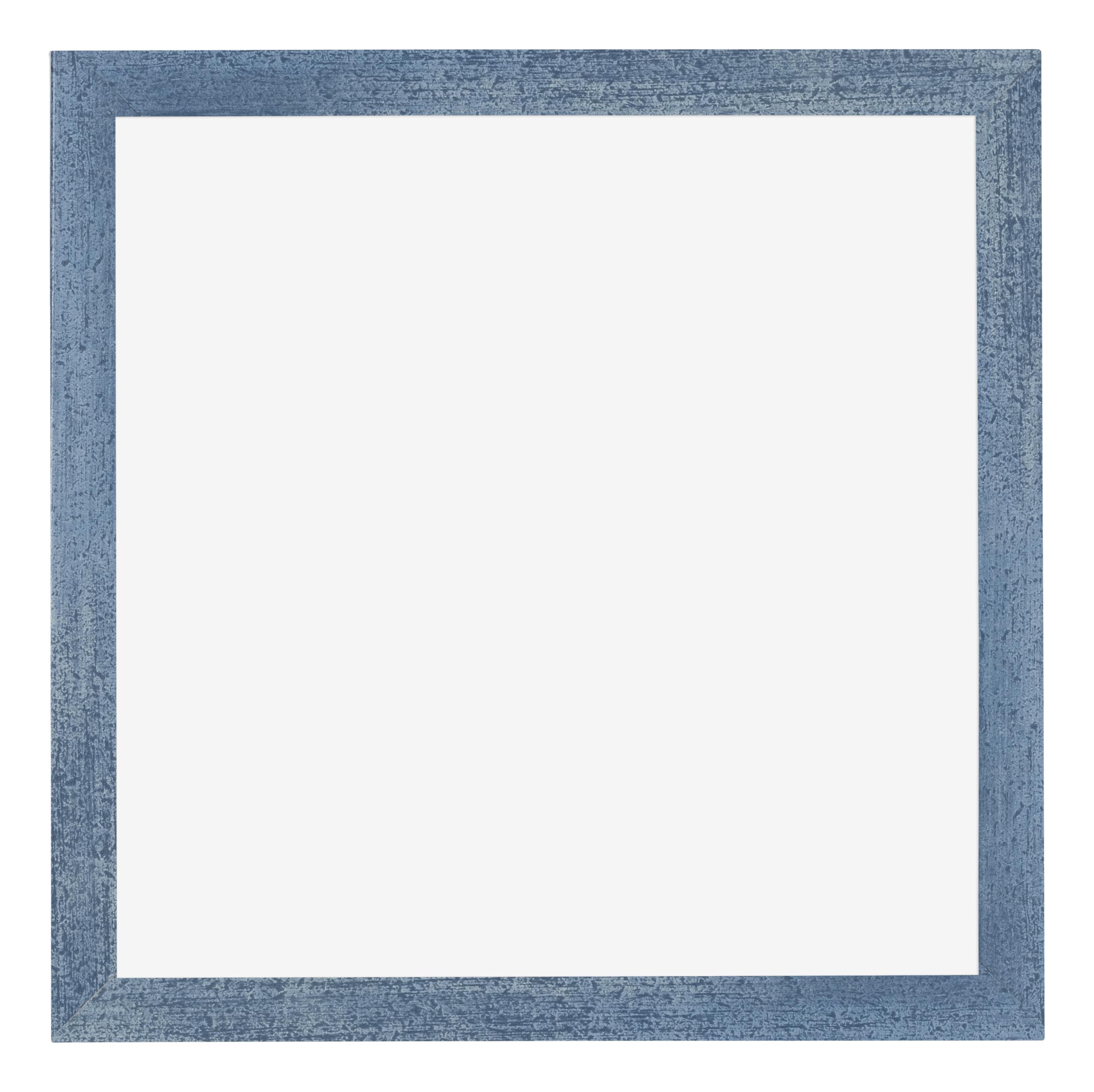 Dutch Frame Factory - Picture frame 35x35 cm - Clear Blue Swept - MDF Picture frame with Antireflex Acrylic glass - Photo frame 35x35 cm - Marseille