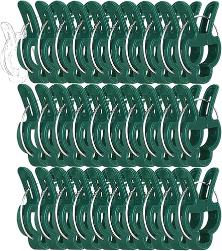 30 clips grandes de soporte para plantas de 1-3/4 pulgadas, flores y vides, clips de soporte para plantas de tomate de jardín para apoyar tallos,