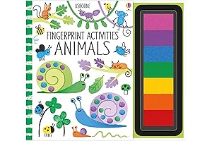 Fingerprint Activities Animals: 27 Fun Fingerprint Painting for Kids
